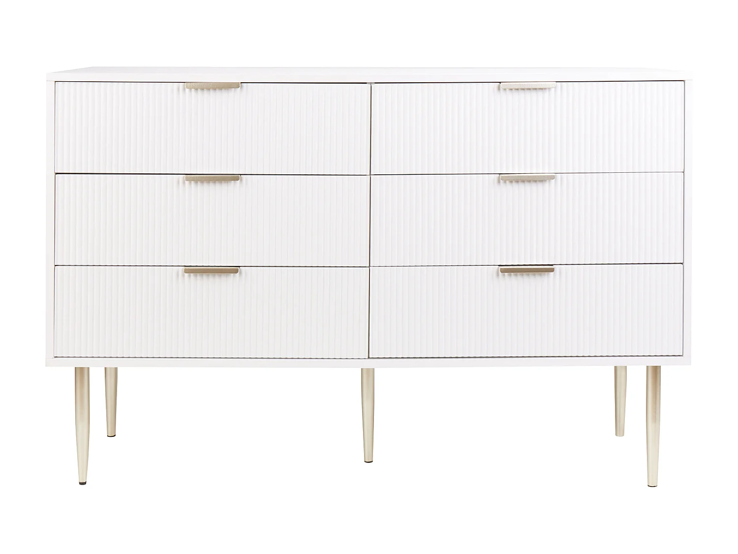 Commode à 6 tiroirs SOHO Blanc