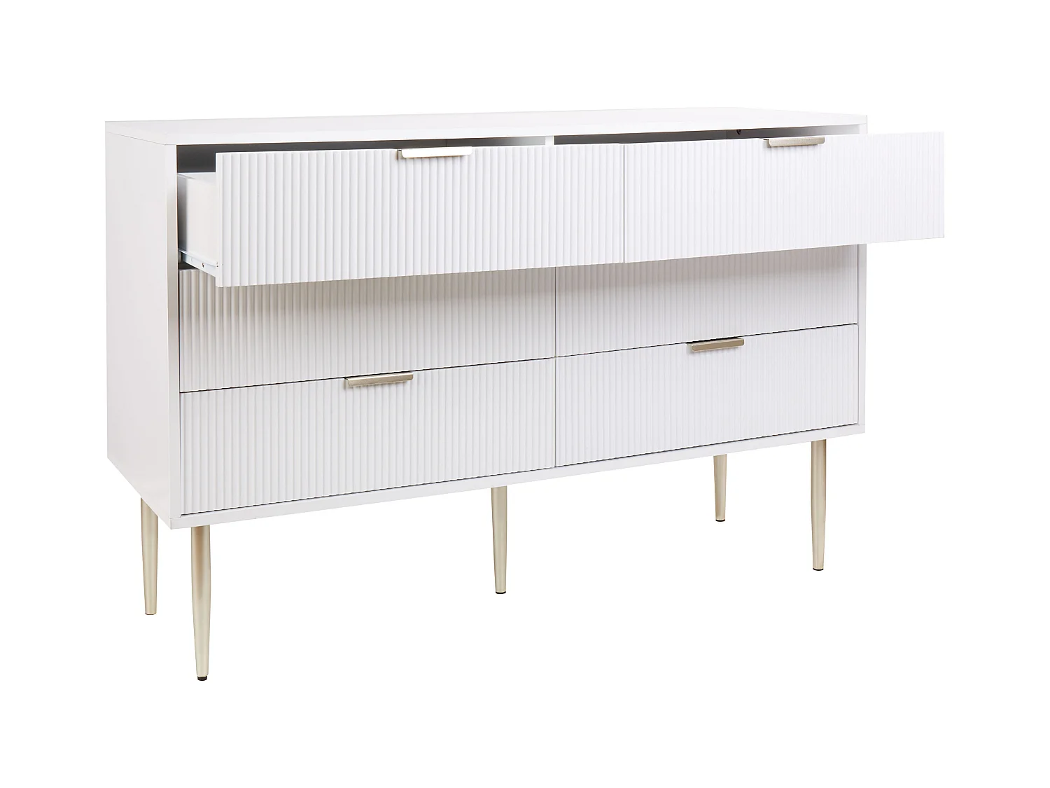 Commode à 6 tiroirs SOHO Blanc