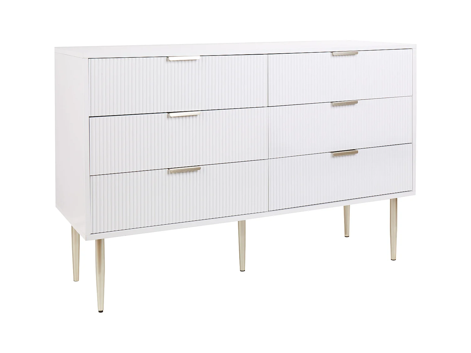 Commode à 6 tiroirs SOHO Blanc