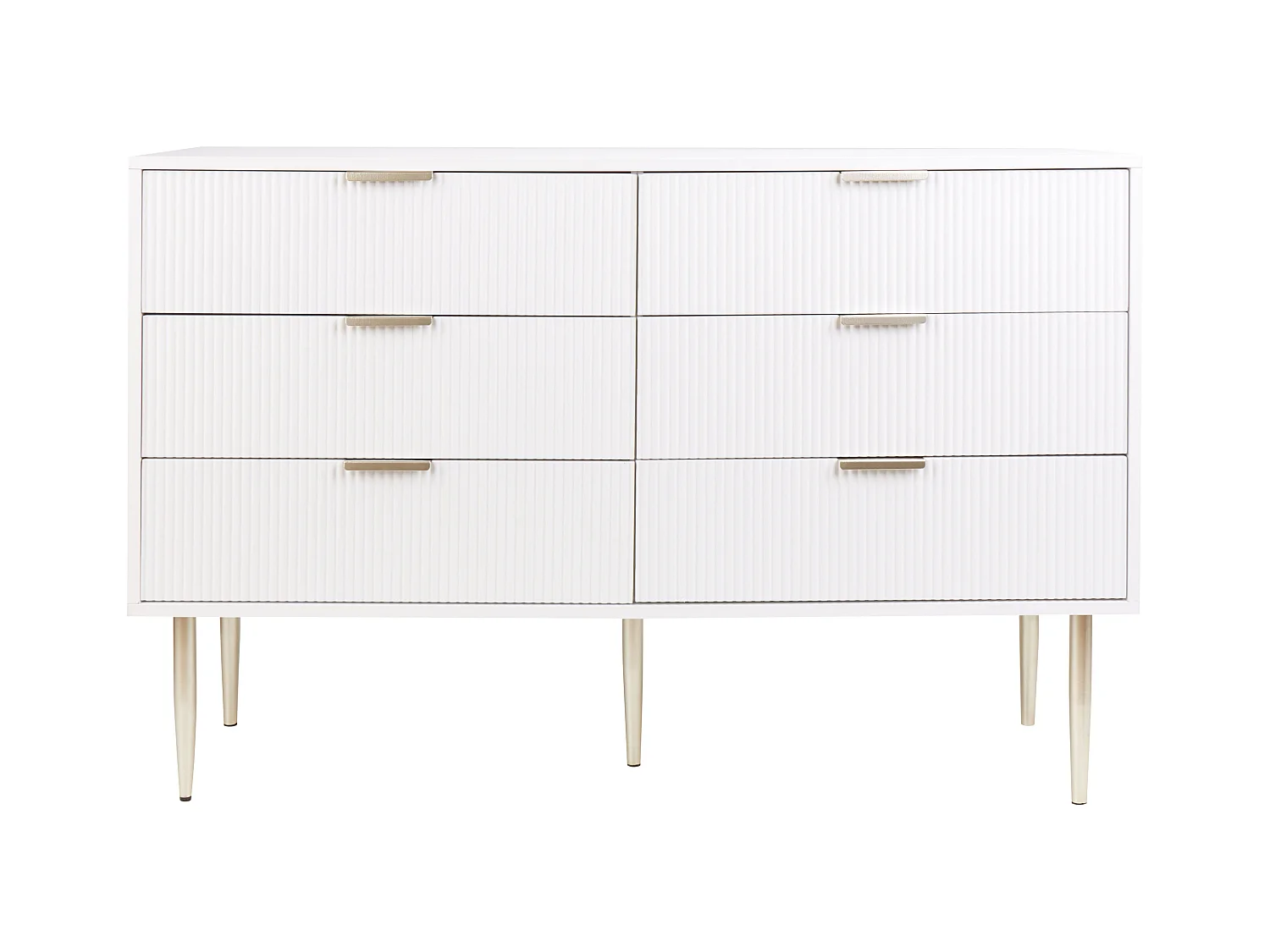 Commode à 6 tiroirs SOHO Blanc