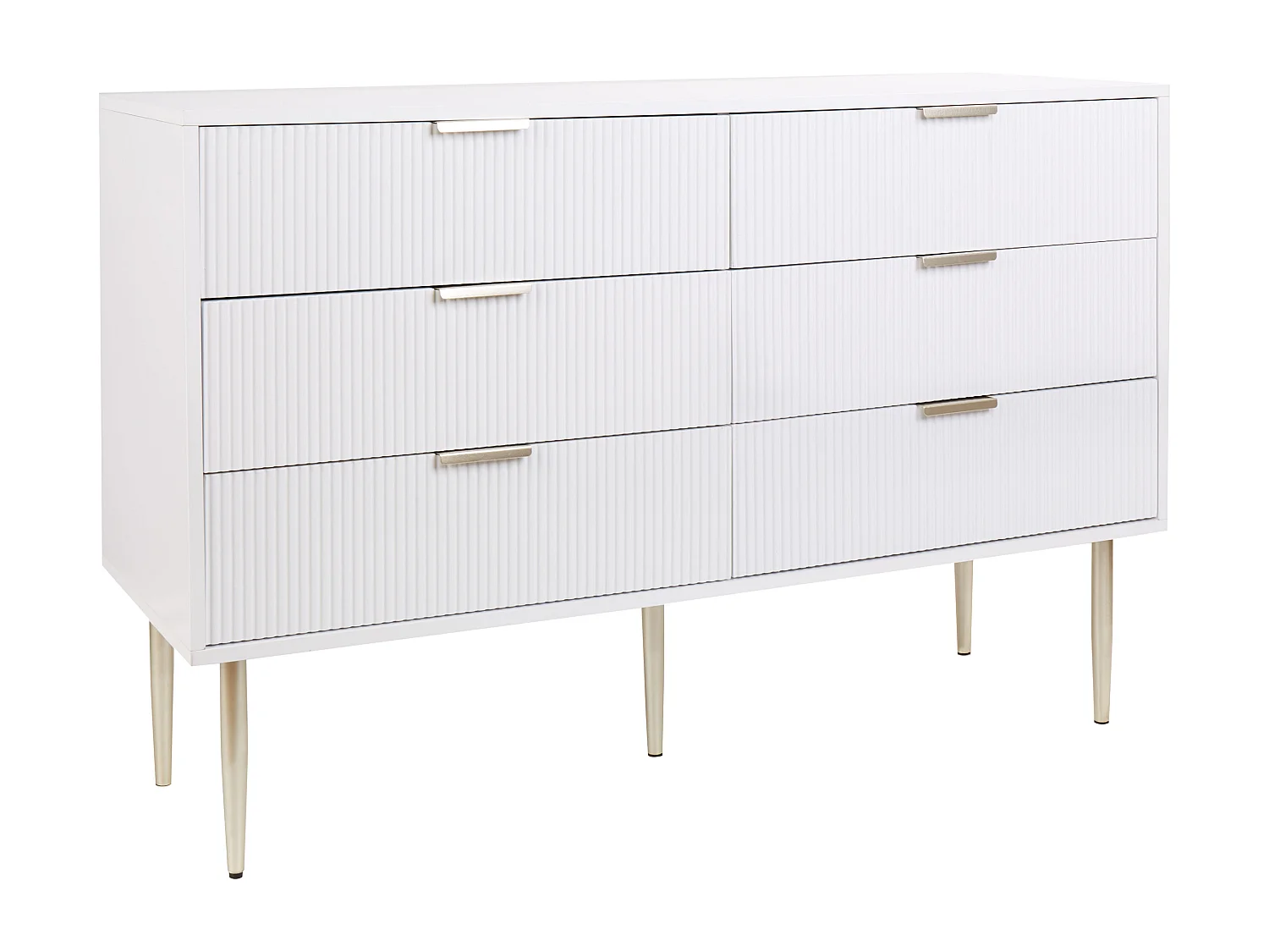 Cómoda 6 gavetas SOHO Branco