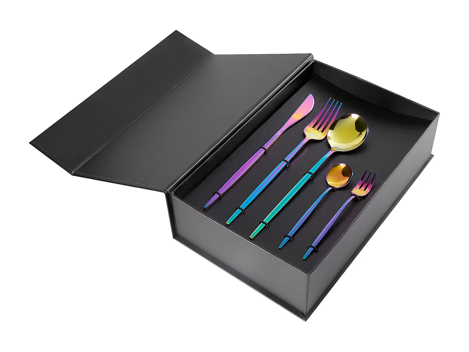 30-delige bestekset RIGATONI Multicolor