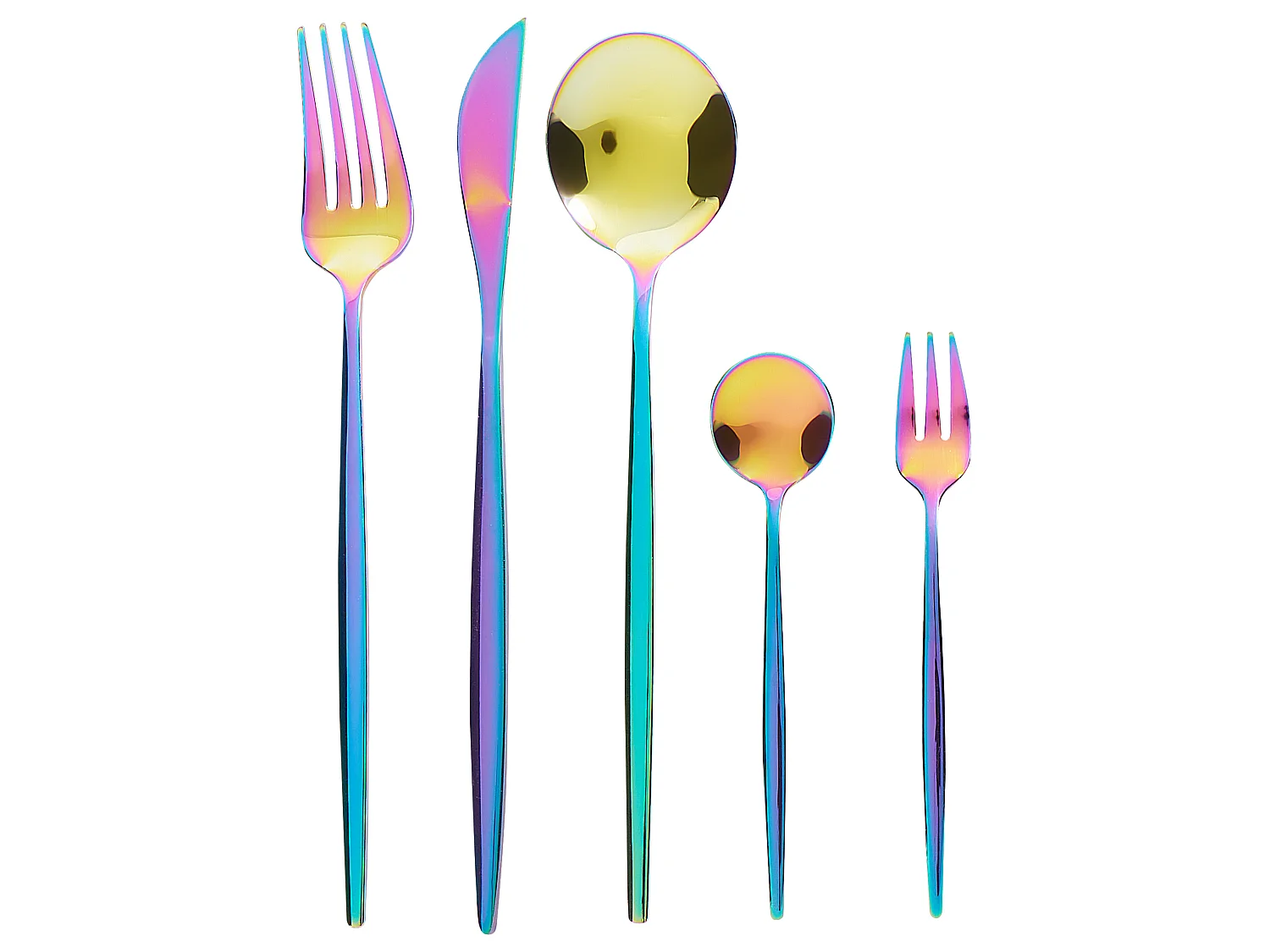 Set de 30 couverts RIGATONI Multicolore