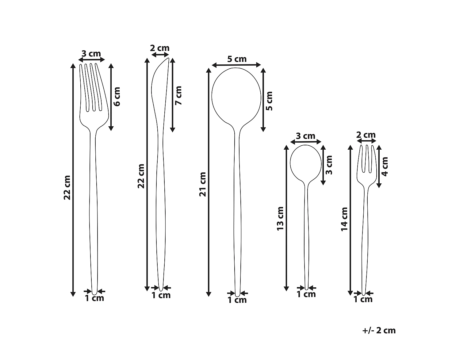 Set de 30 couverts RIGATONI Multicolore