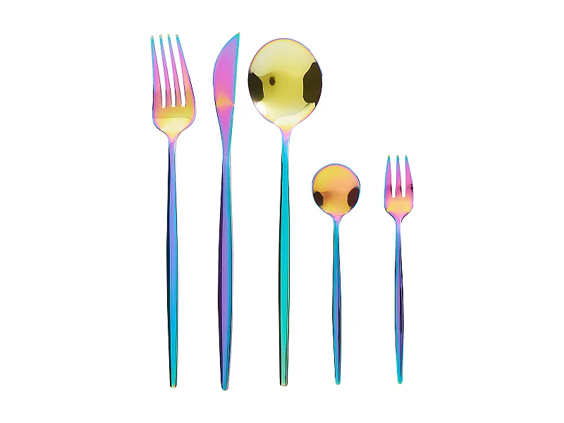 30-teiliges Besteckset RIGATONI Bunt