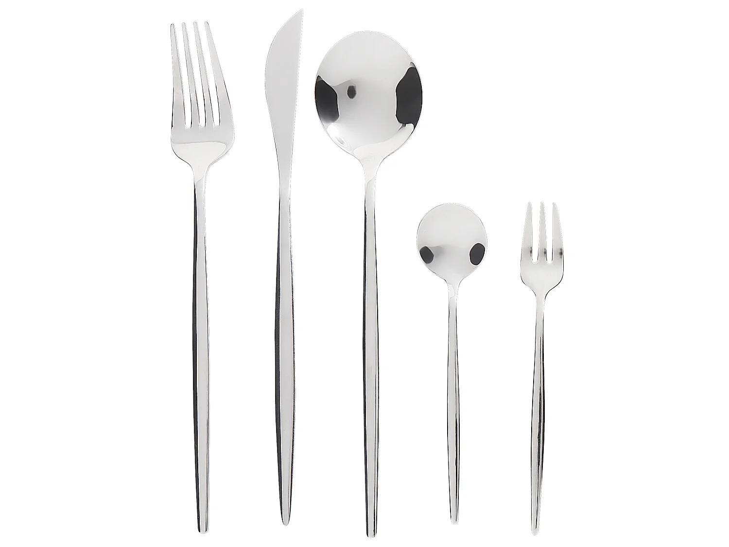 30 Piece Cutlery Set RIGATONI Silver