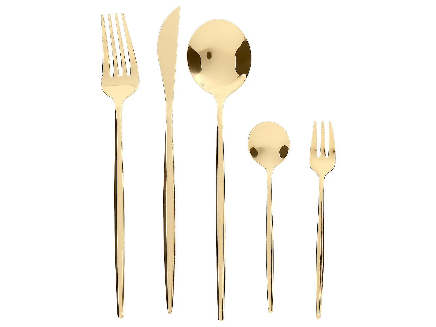 30 Piece Cutlery Set RIGATONI Gold