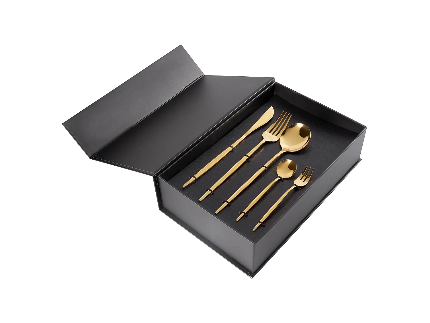 30 Piece Cutlery Set RIGATONI Gold