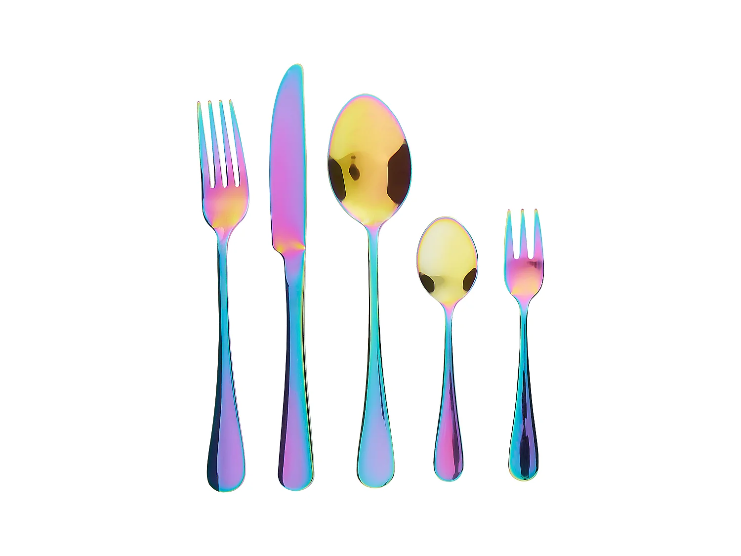Set de 30 couverts FUSILLI Multicolore