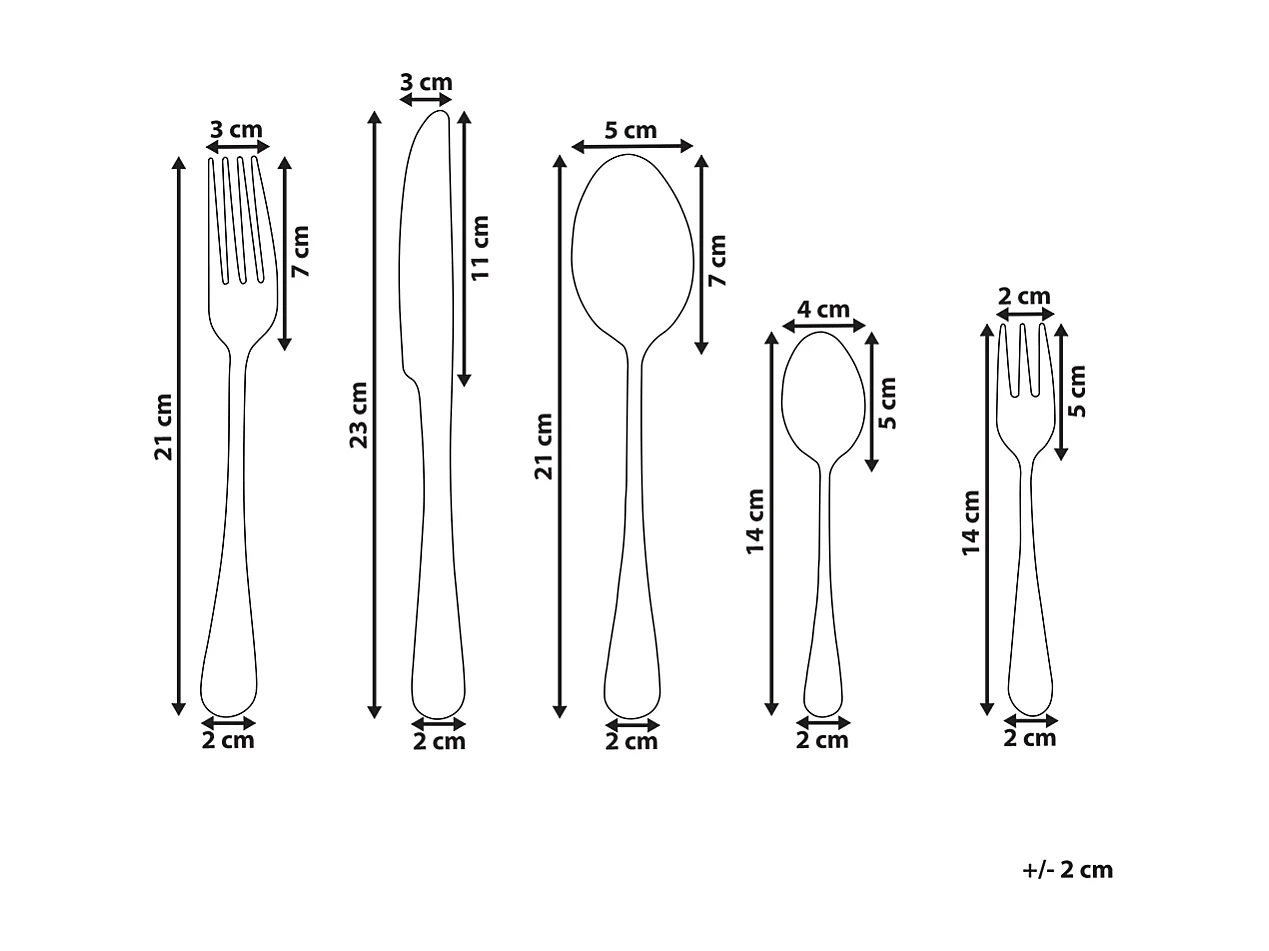 Set di 30 posate FUSILLI Multicolore