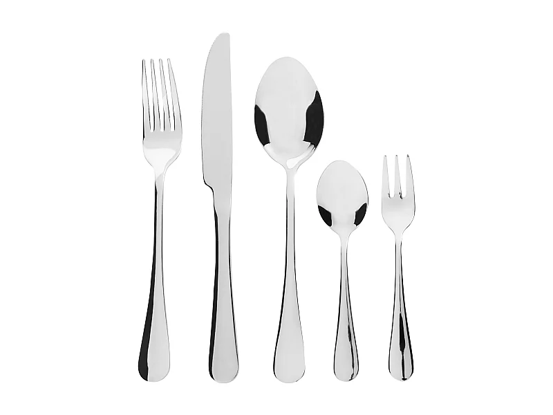 Conjunto de 30 talheres FUSILLI Prateado