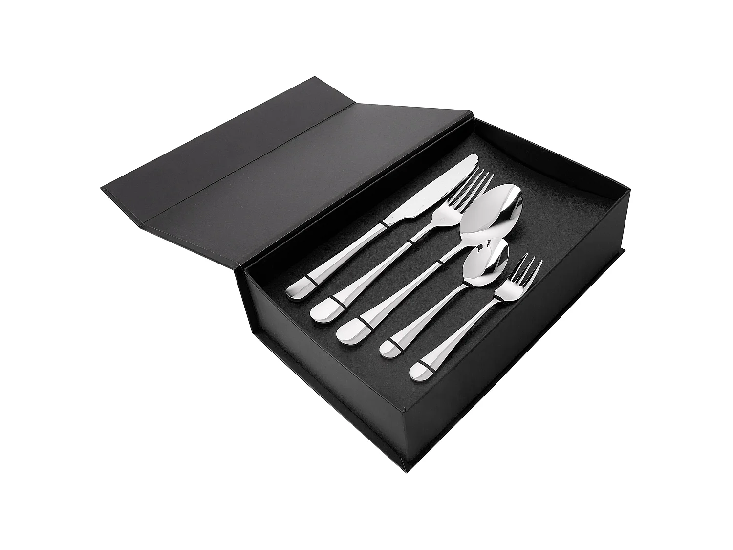 30 Piece Cutlery Set FUSILLI Silver