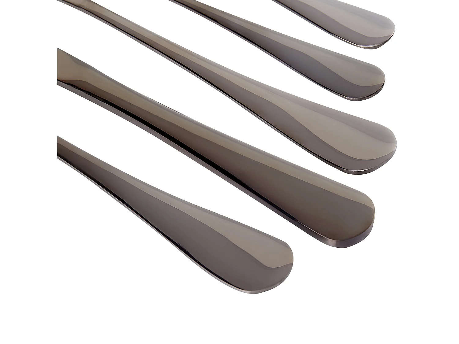 Set de 30 couverts FUSILLI Noir