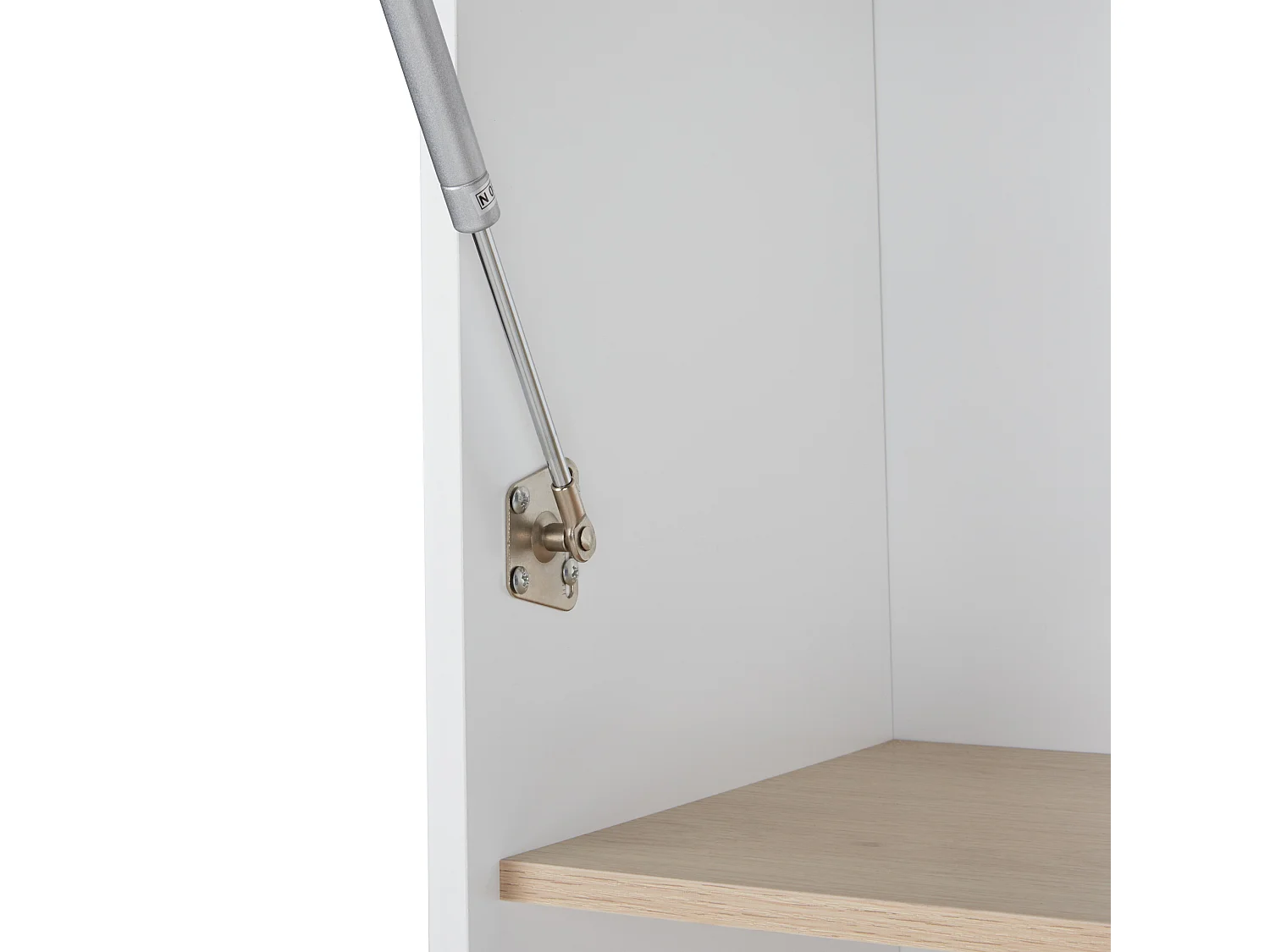 Vitrine mit Glastüren PARLIN 78 cm Weiss