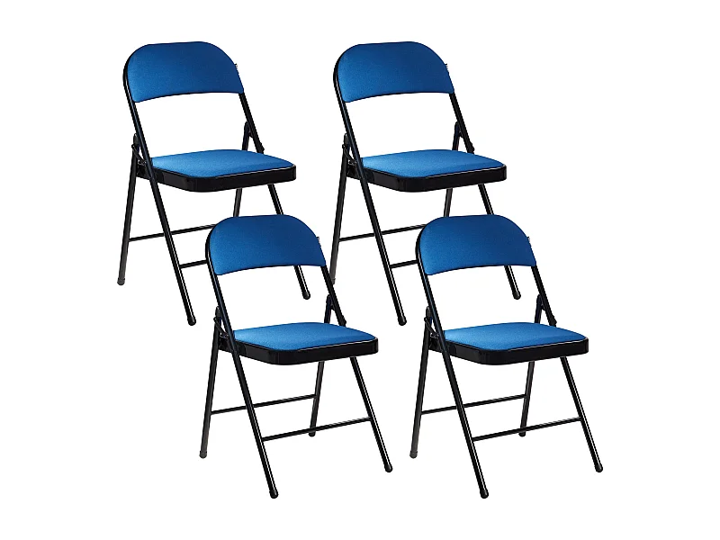 Klappstuhl 4er Set SPARKS Blau