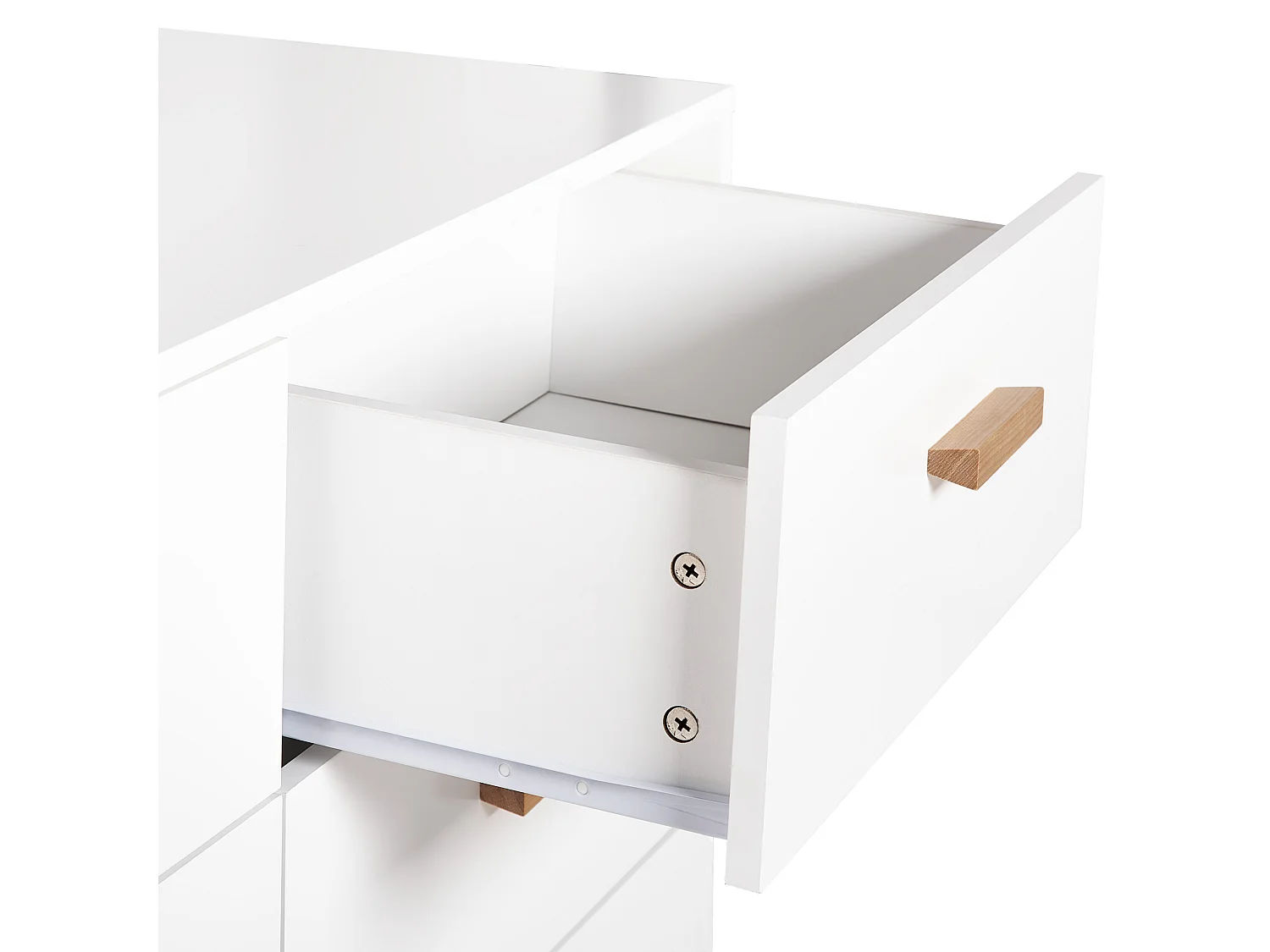 Commode à 6 tiroirs NEWARK Blanc