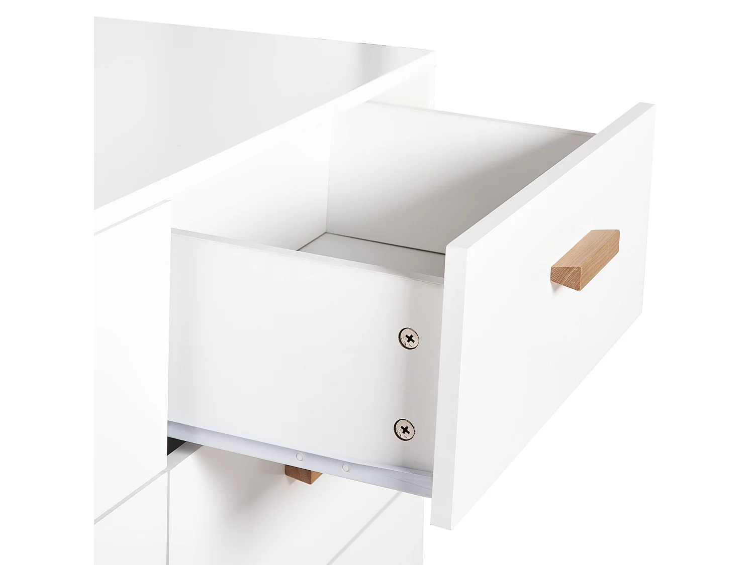 Ladekast 6 lades NEWARK Wit