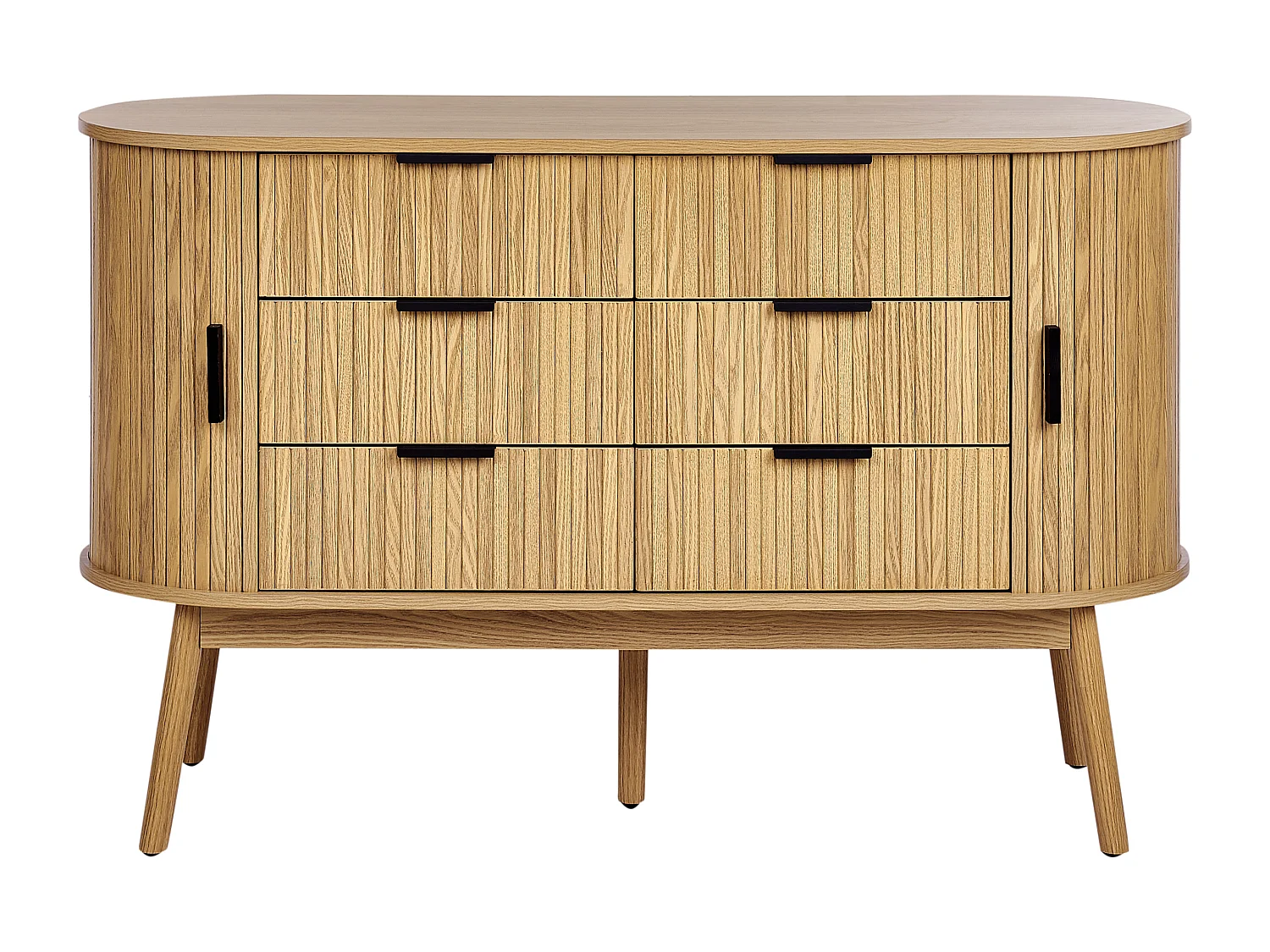 Commode à 6 tiroirs SELAH Marron