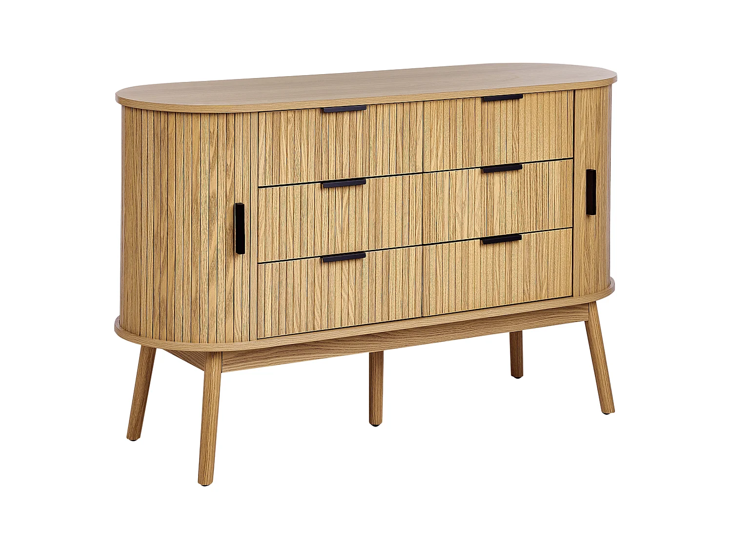 Commode à 6 tiroirs SELAH Marron