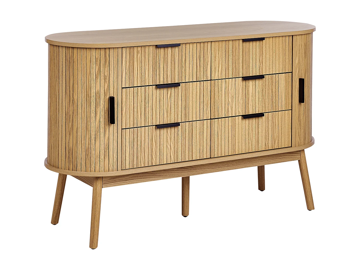 Commode à 6 tiroirs SELAH Marron