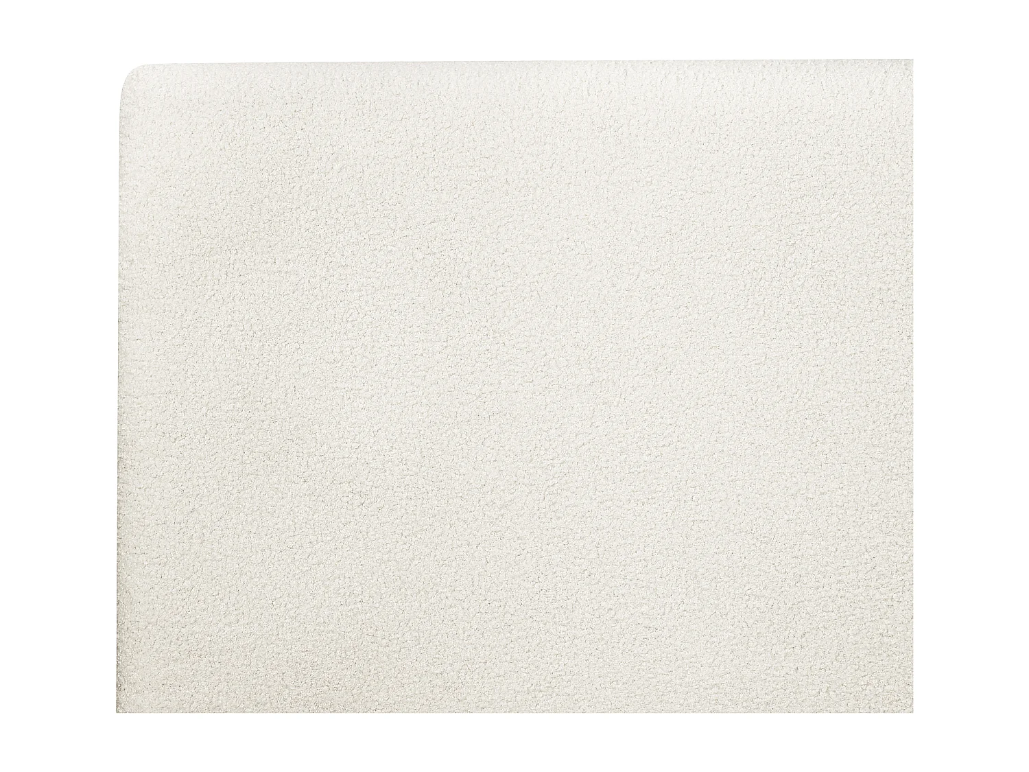 Letto con LED Bouclé ZEN 180 x 200 cm LED Frasino scuro