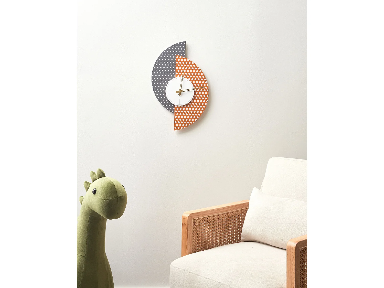 Horloge murale CHALAIS 29 cm Gris