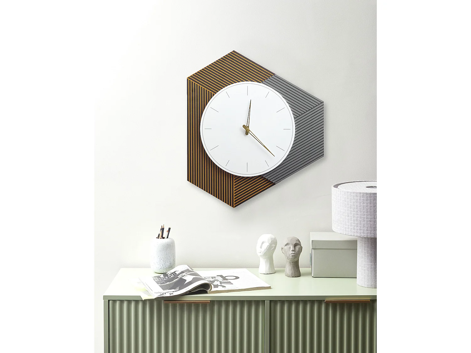 Horloge murale SAILON 52 cm Blanc