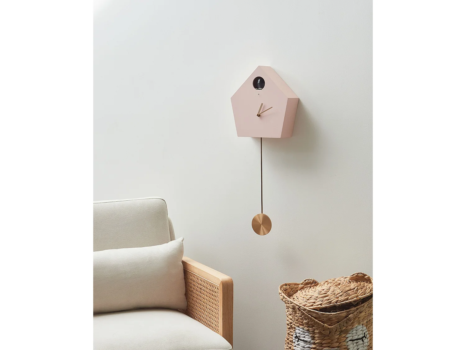 Relógio de parede ARBAZ 24 cm Rosa