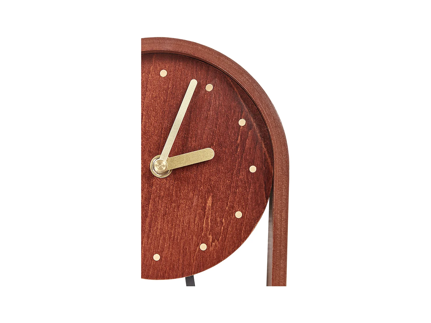 Tischuhr FERDEN 15 cm Braun