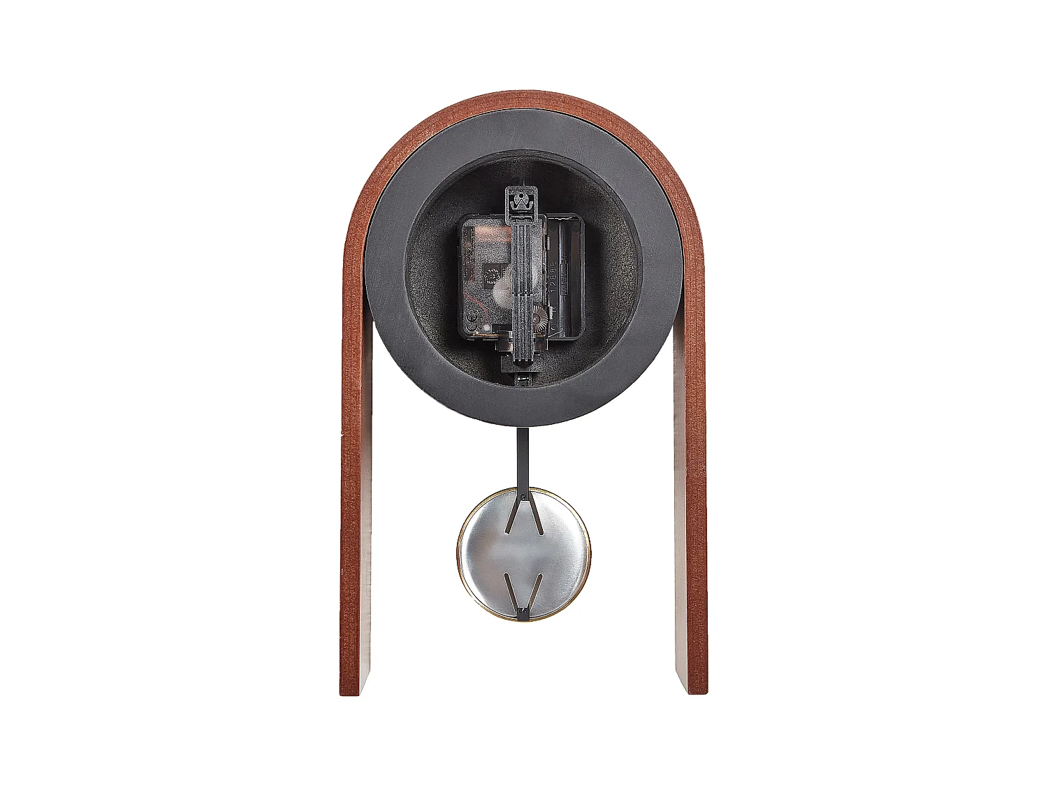 Tischuhr BLATTEN 16 cm Schwarz