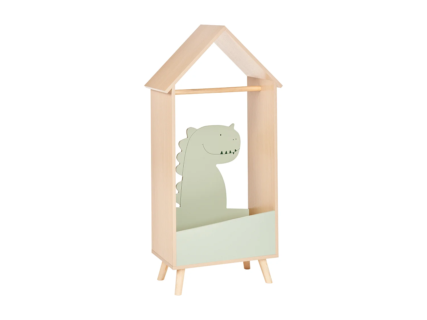 Porte-manteau pour enfants DURANGO Marron clair