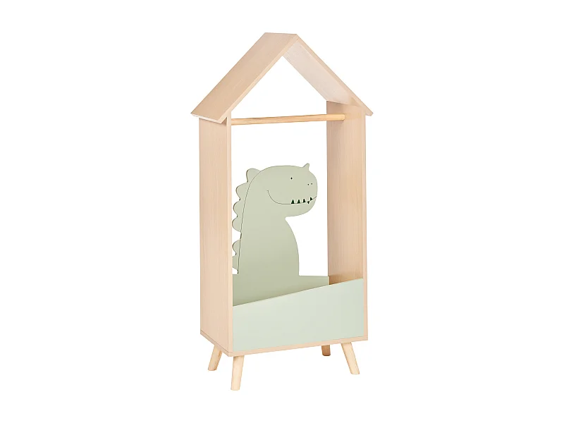 Porte-manteau pour enfants DURANGO Marron clair