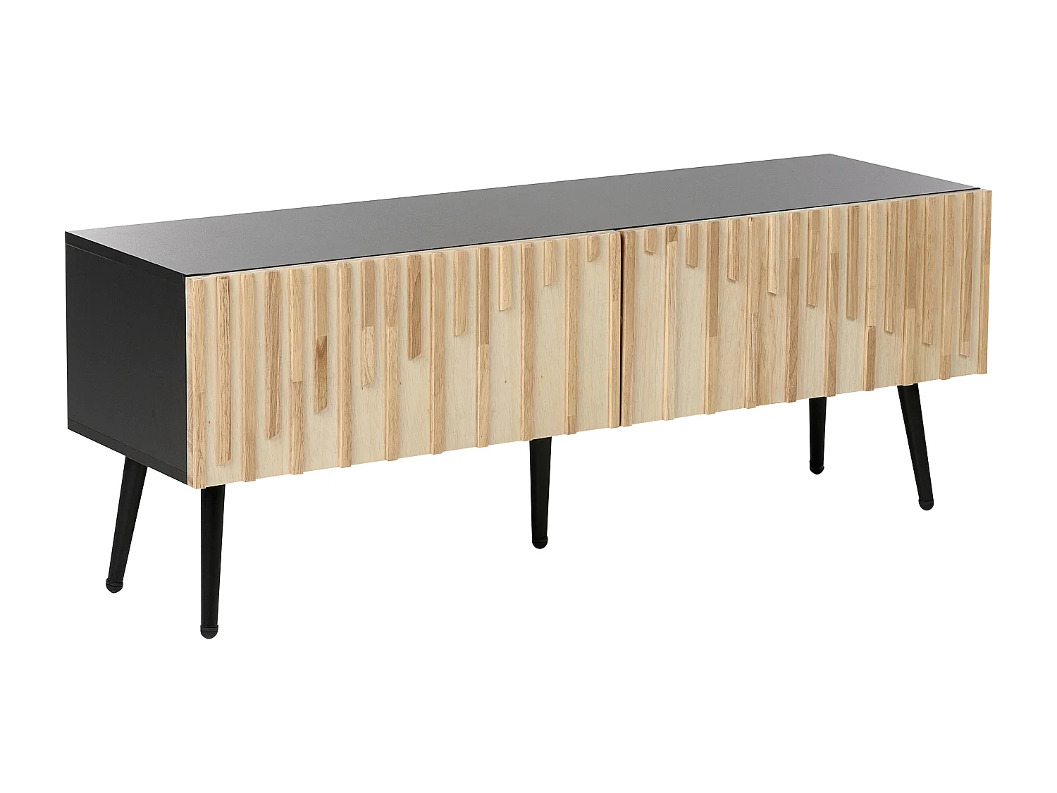 TV-meubel DALCROSS Bruin/zwart