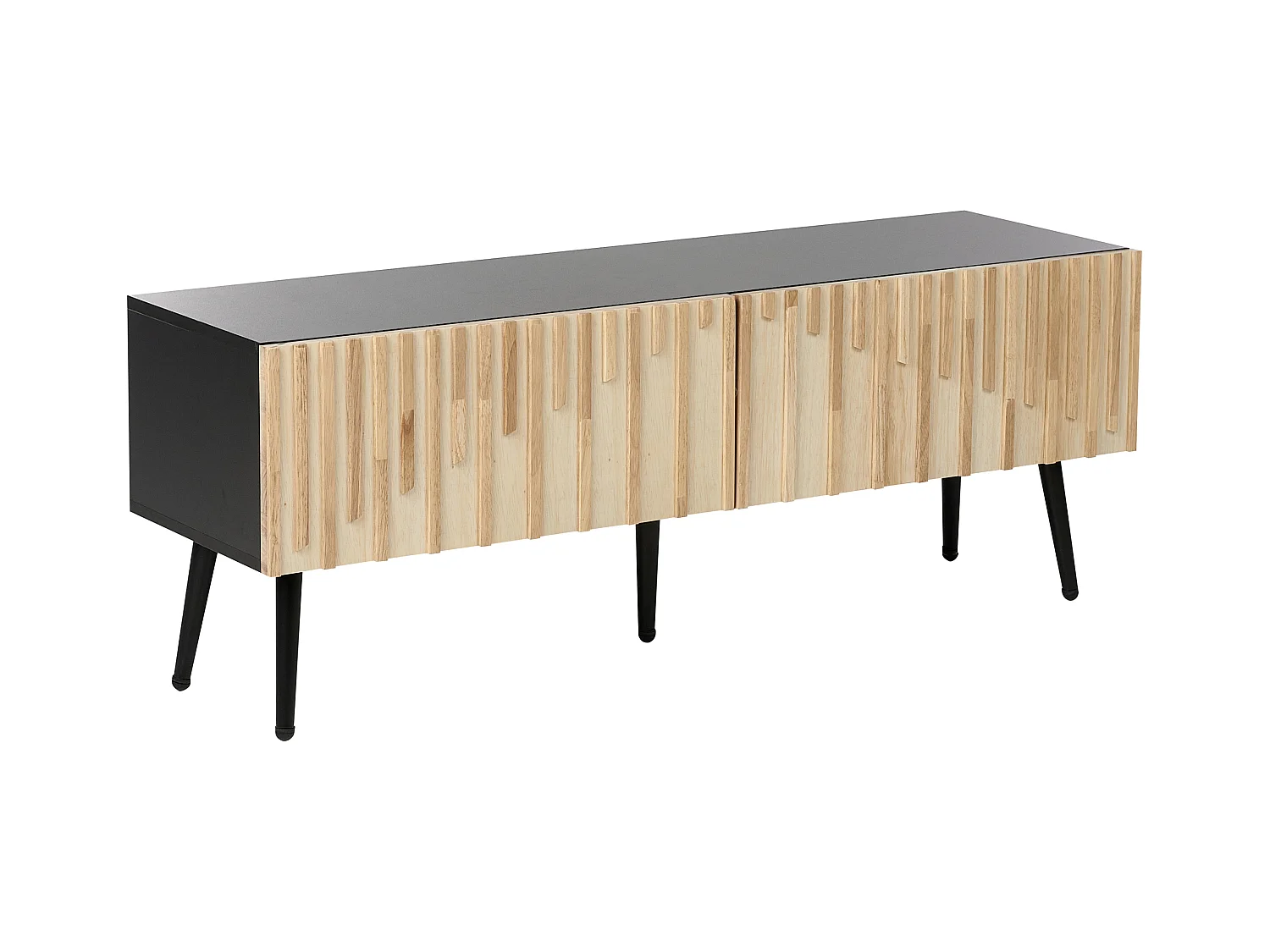 Meuble TV DALCROSS Marron/noir