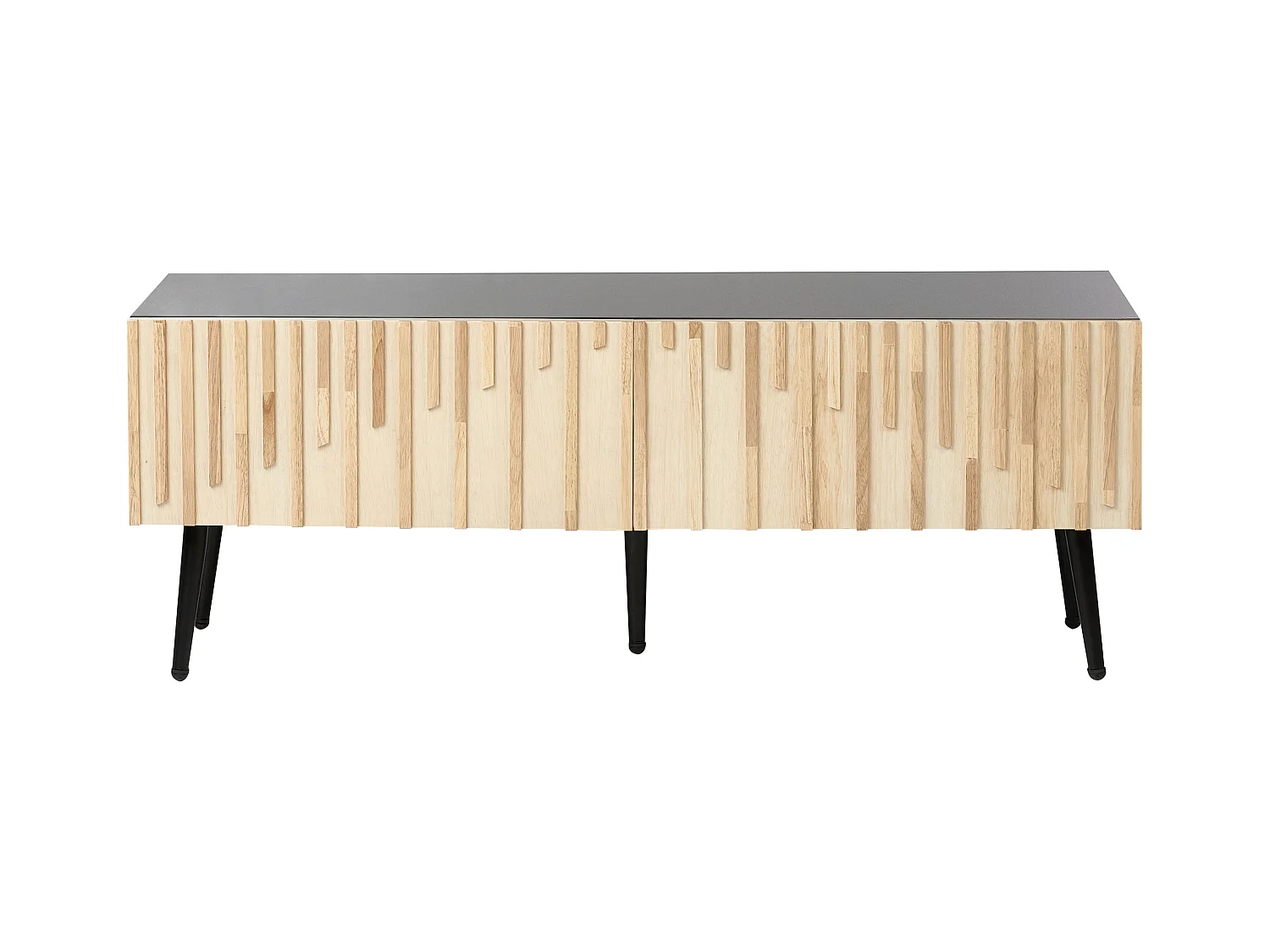 Szafka RTV DALCROSS Brązowy/ czarny