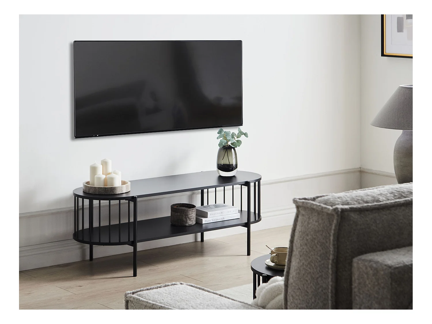 TV-Möbel OREANA Schwarz