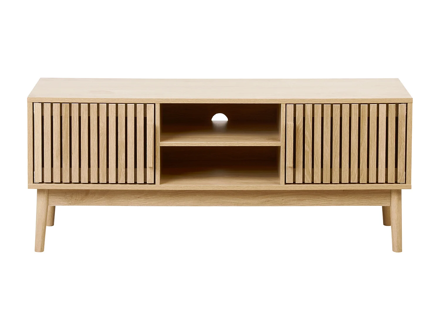 TV-meubel LYNWOOD Lichtbruin