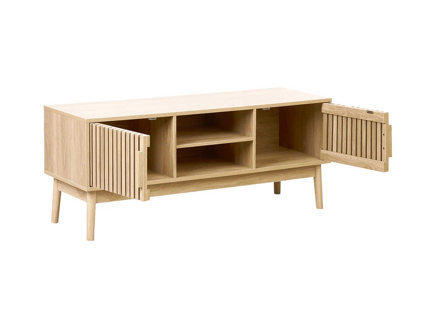 Meuble TV LYNWOOD Marron clair