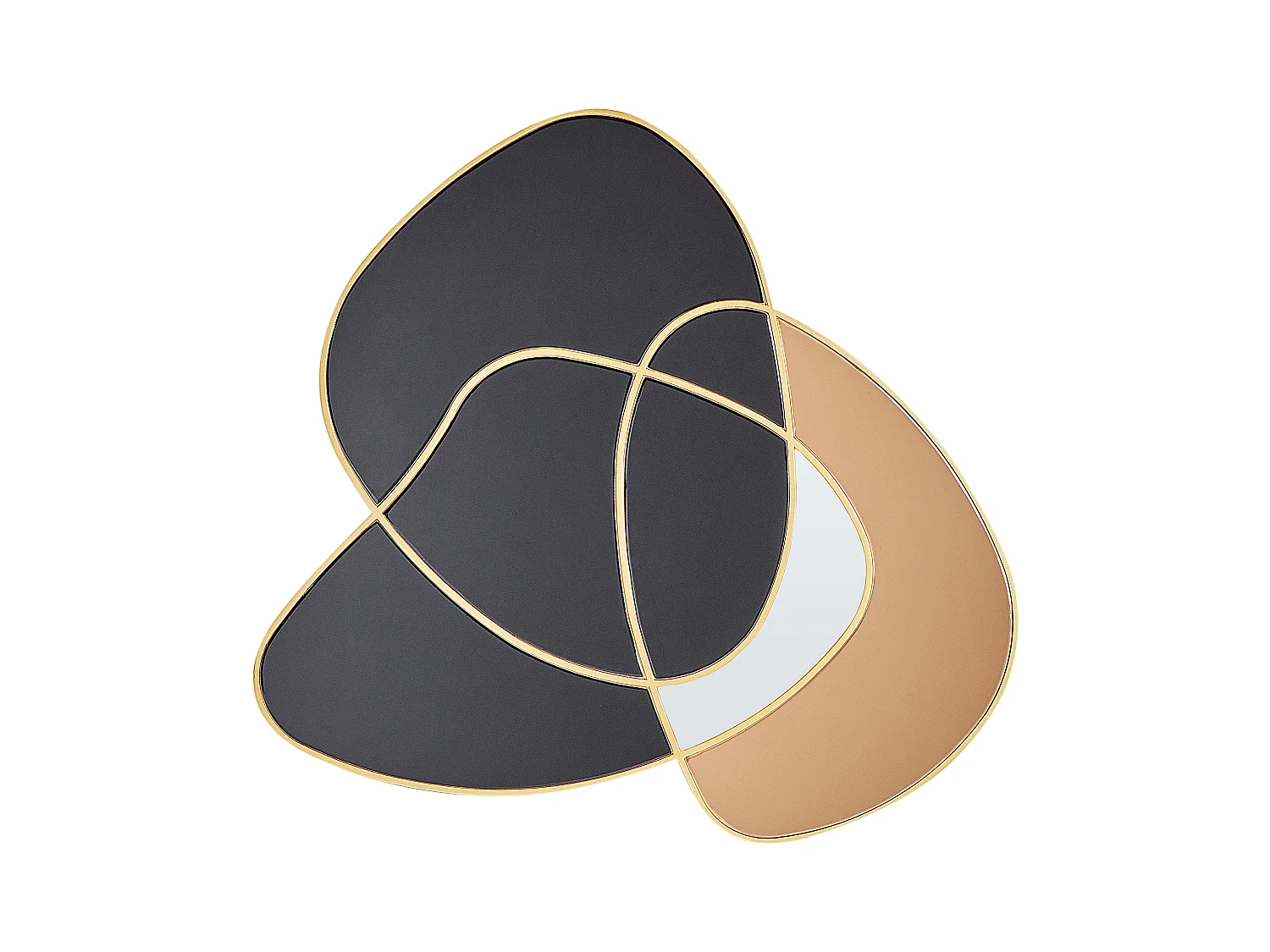 Miroir TAILLY 99 cm 89 cm Noir