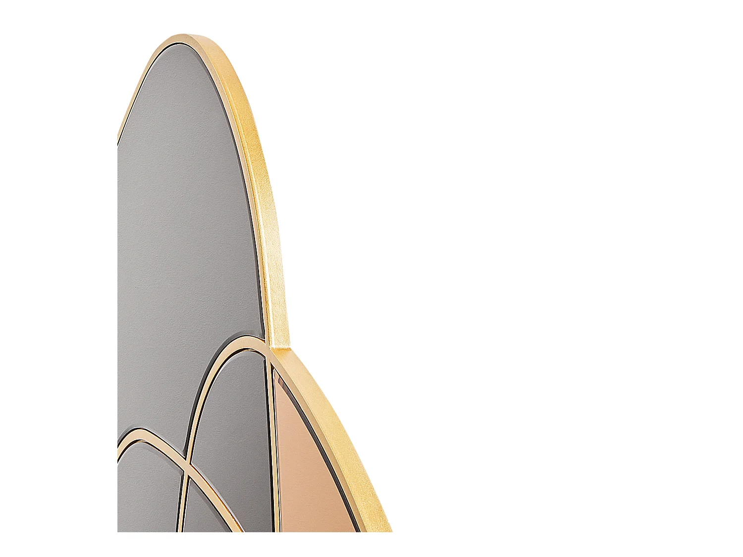 Wandspiegel TAILLY 99 cm 89 cm Zwart