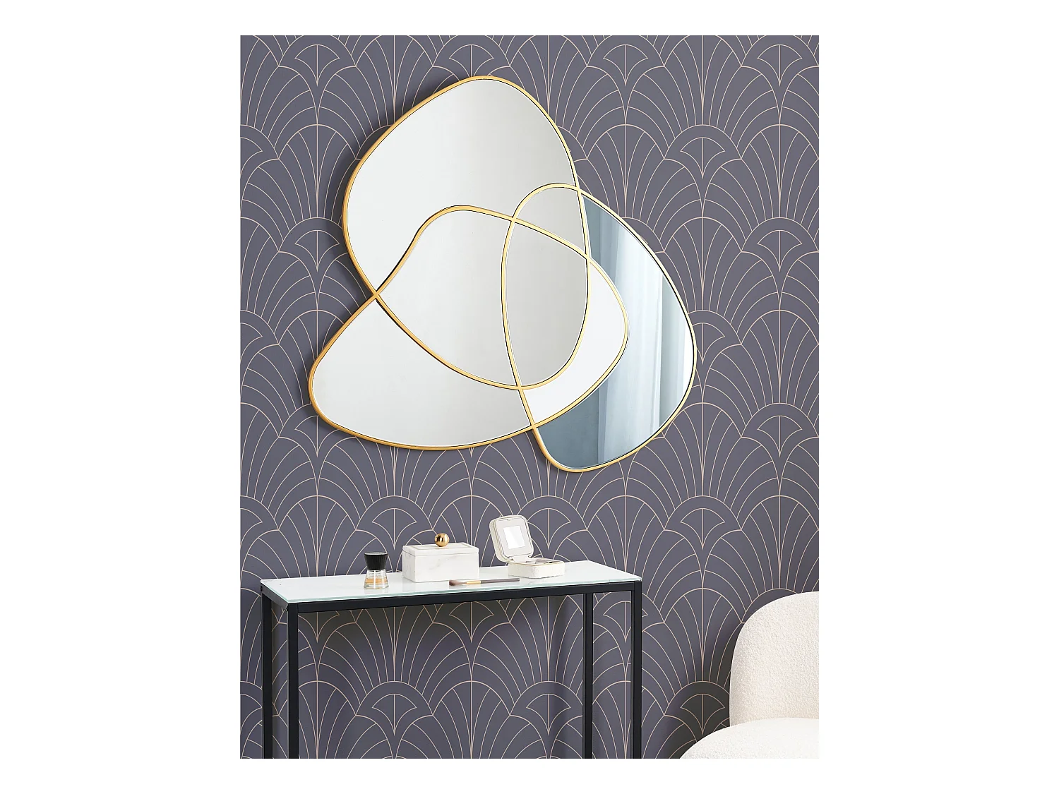 Specchio TAILLY 99 cm 89 cm Oro