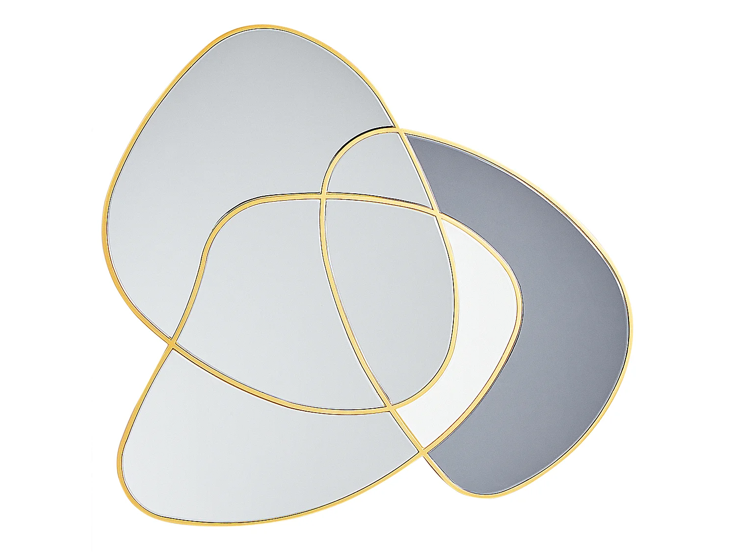 Wandspiegel TAILLY 99 cm 89 cm Goud