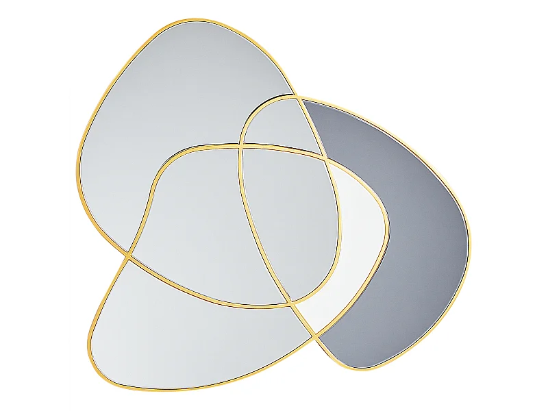 Espelho TAILLY 99 cm 89 cm Dourado