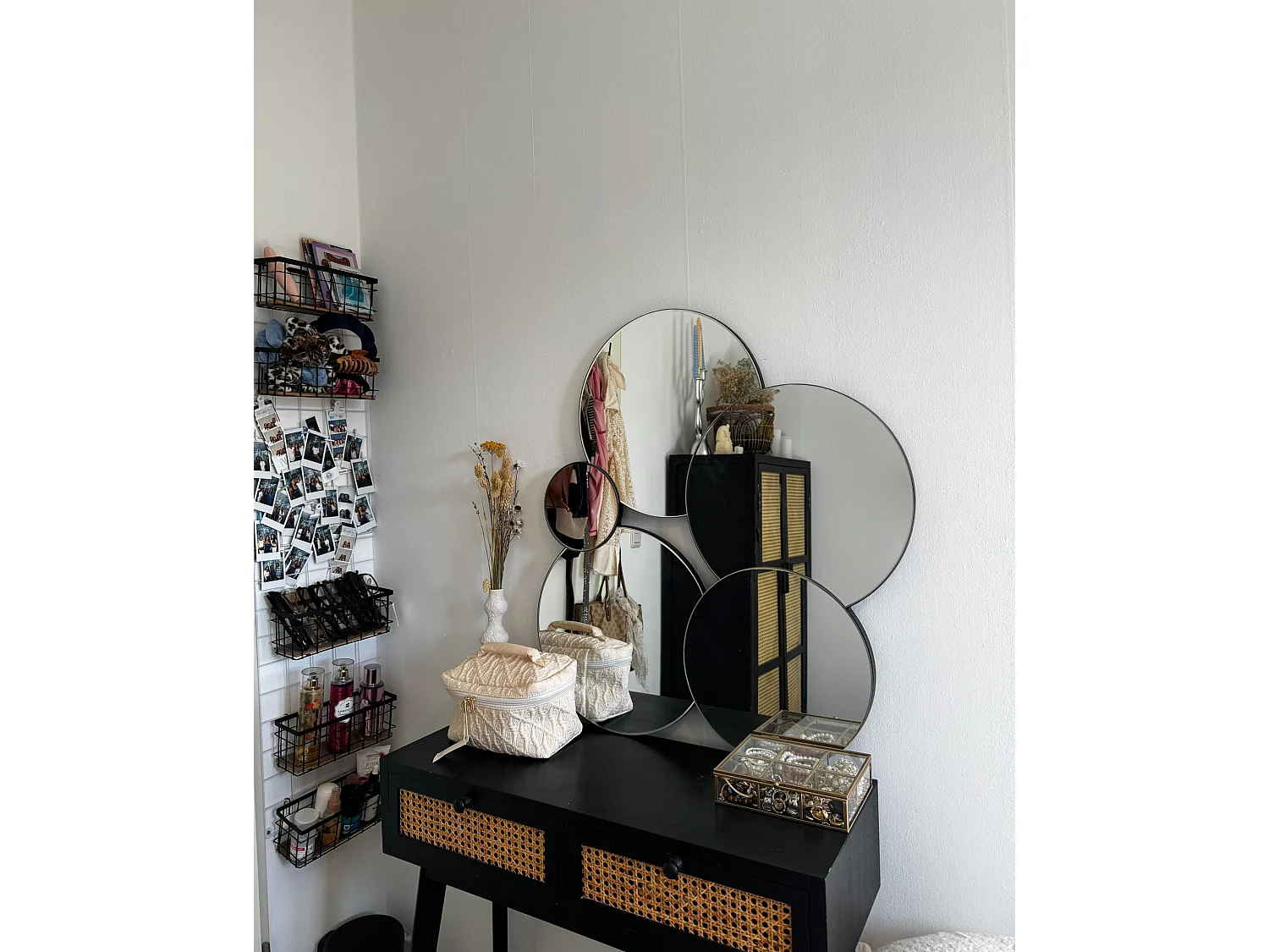 Specchio CLAIS 82 cm 80 cm Argento