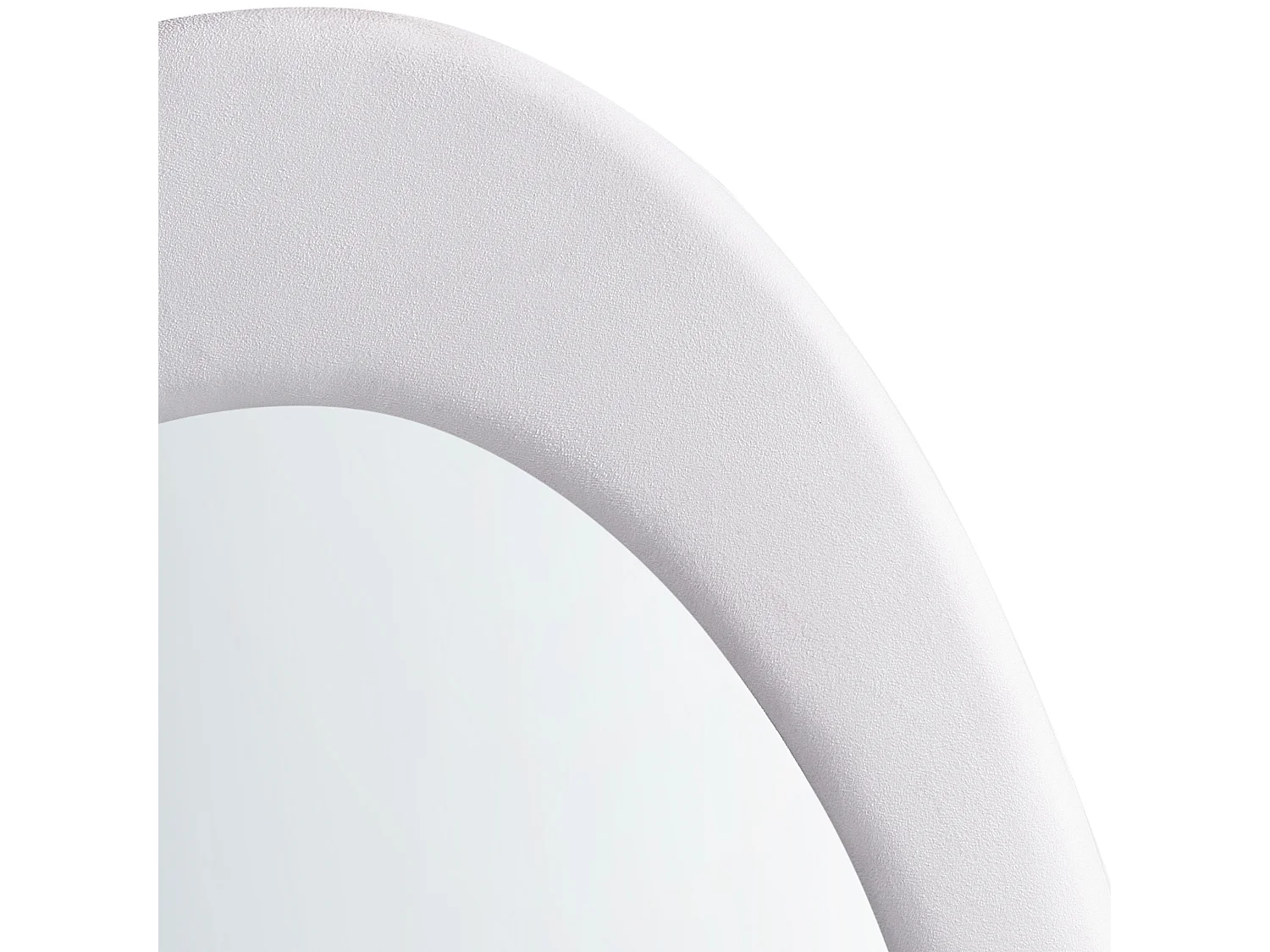 Specchio MASSAY 53 cm 90 cm Velluto Bianco