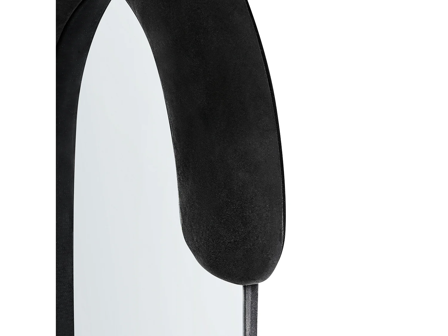 Espelho LOCHES 54 cm 158 cm Veludo Preto