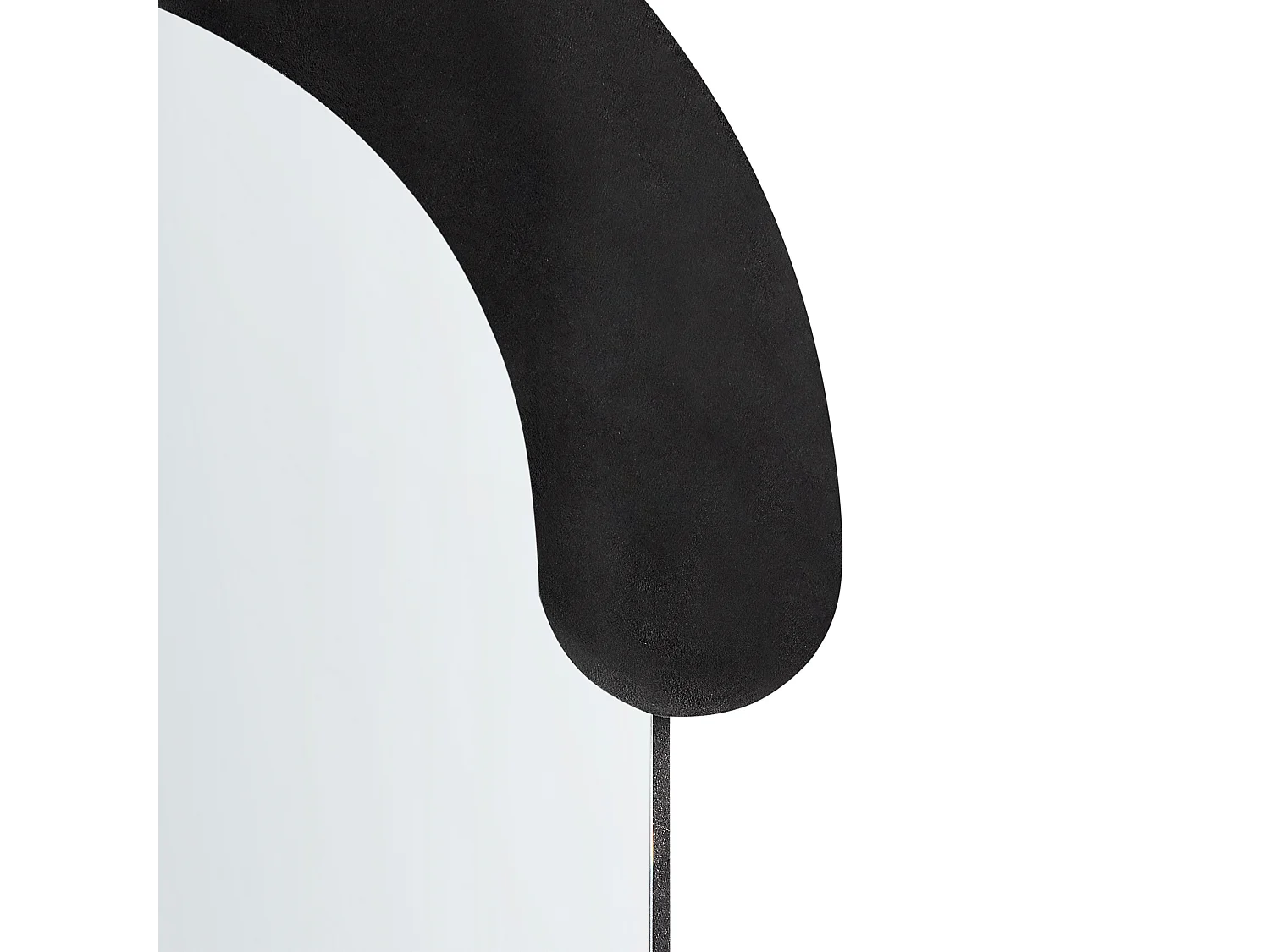 Espelho LOCHES 54 cm 158 cm Veludo Preto