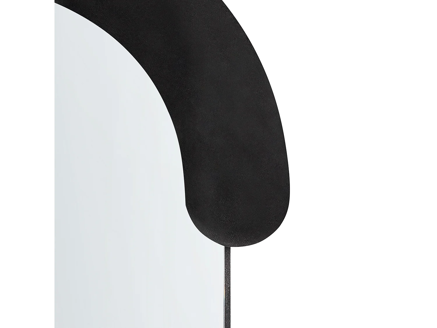 Miroir LOCHES 54 cm 158 cm Velours Noir