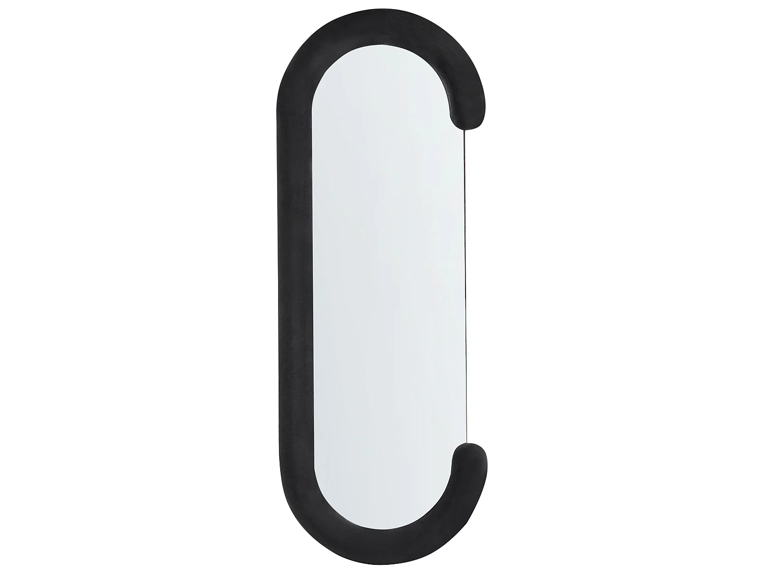 Espejo LOCHES 54 cm 158 cm Terciopelo Negro