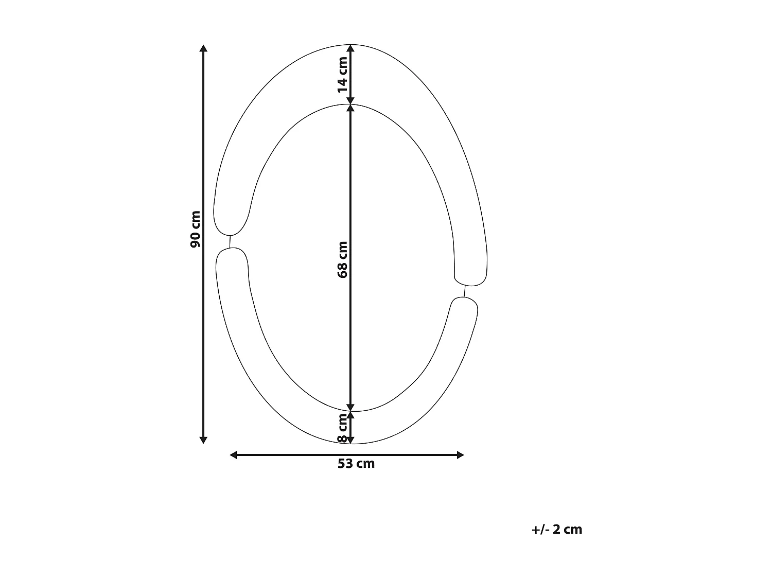 Wandspiegel MASSAY 53 cm 90 cm Samtstoff Dunkelblau